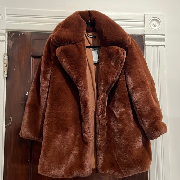 Wild Pony Faux Fur Coat - Picture 2 of 5